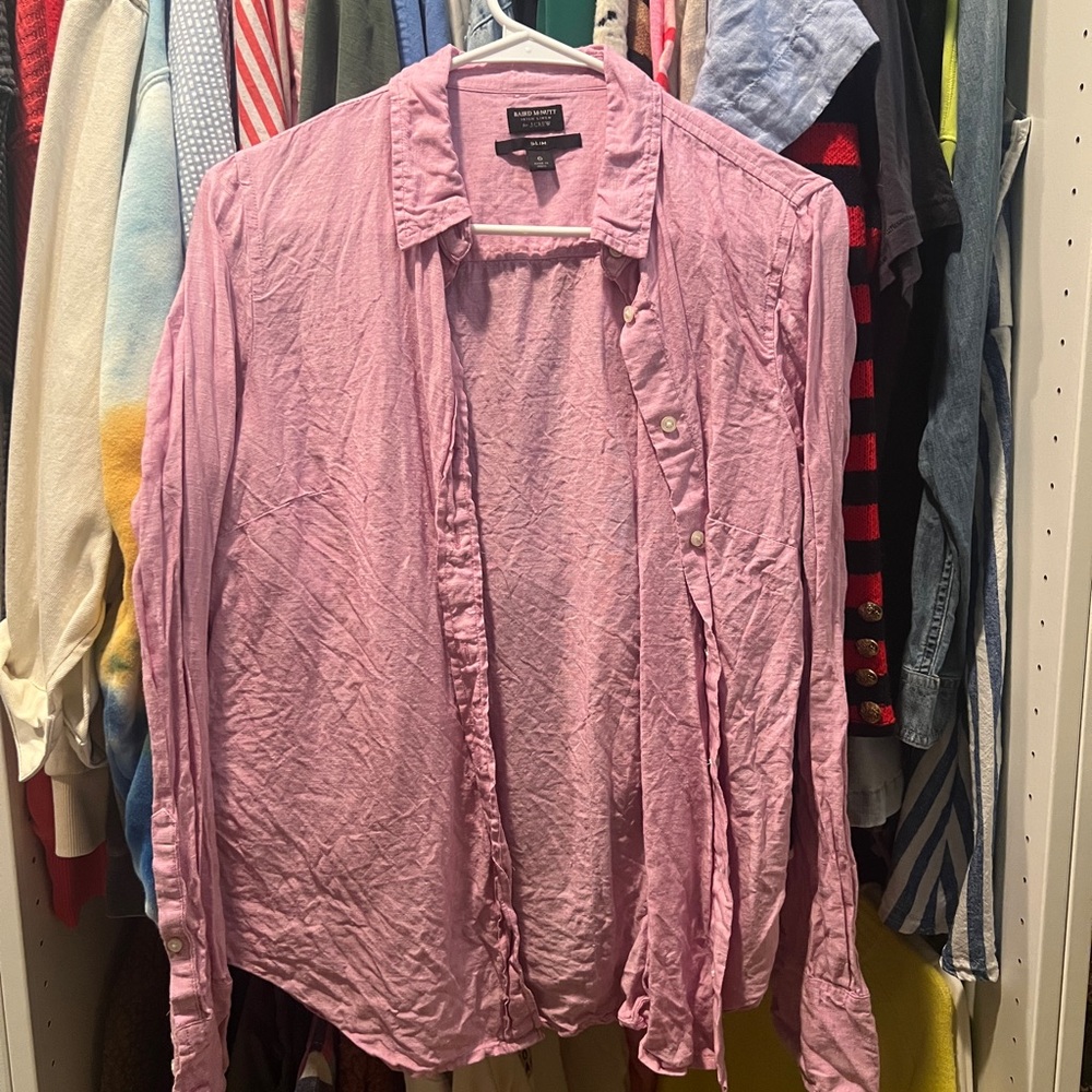 J. Crew 100% linen button down